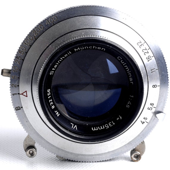 Vintage Lens Steinheil Culminar 135mm F4.5 in Compur Shutter L2005