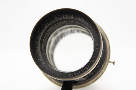 Objectif Petzval Vintage – Laiton – Portrait – Moyen/grand Format