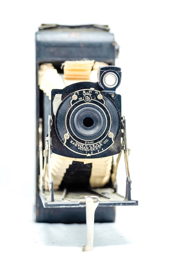 Appareil photo argentique vintage, poche n 1A, caméra pliante