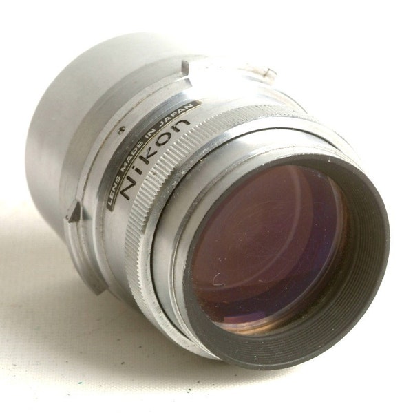 Vintage Nikon 10X-A Microscope Objective, Nikon Lens, Microscope Lens, Antique Science Equipment, Micro Optics Lens, Vintage Gear L1253-A1