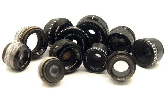 引き伸ばしレンズ、引き伸ばしレンズのセレクション、35 mm および 120 