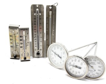 Vintage Developer Thermometers, Film Developing Equipment, Film Thermometer, Kodak Develop, Darkroom Developing Gear, Photo Accessory,