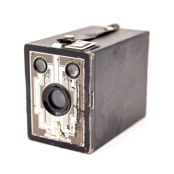 Vintage Box Camera Brownie Target Six-20 Film Camera with Lens, Retro Camera Decor, Antique Collectors Camera, 40's Vintage Camera C1588-J1D