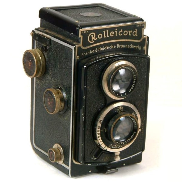 Vintage Camera Rolleicord Ia Model 2 TLR Medium Format Camera