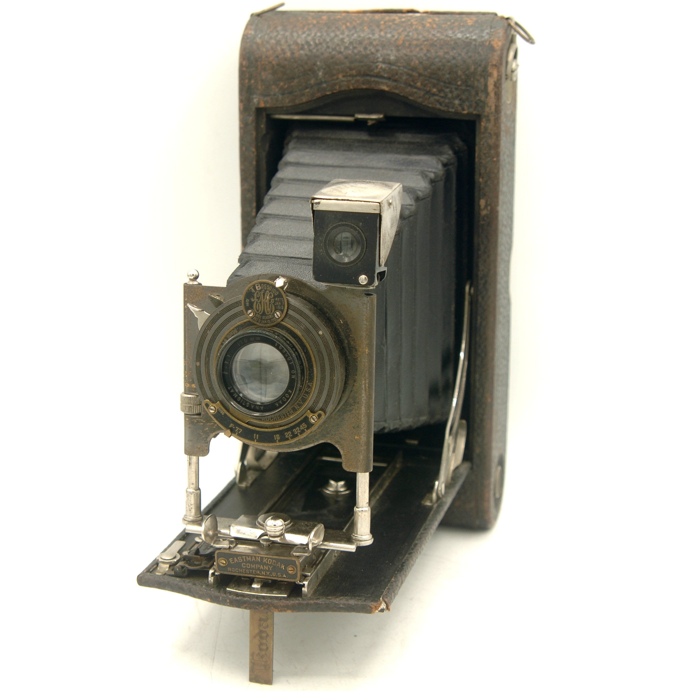ビンテージ 希少 A Pocket Interpreter 1935 No. 3A Folding Pocket Kodak, Large Antique Folding Camera, Kodak