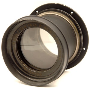 Huge Voigtlander Heliar 14" 355mm F4.5 Lens for 11x14  and 8x10, Wet Plate Camera Lens, ULF Camera Lens, Vintage Heliar Lens L3021