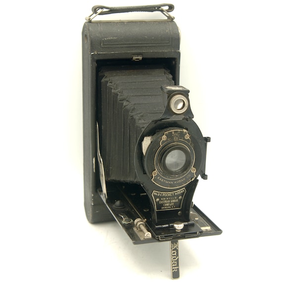 【Kodak USA製アンティーク品】POCKET KODAK◆画像20枚！ Vintage Kodak No. 2c Pocket Kodak, Large Antique Camera, Kodak