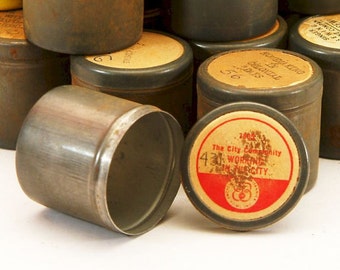 Contenitori per pellicole in metallo vintage, vecchie strisce di pellicola (FC 120), contenitore per pellicole, contenitore Kodak, contenitore per pellicole vintage, regalo per pellicole, attrezzatura fotografica unica