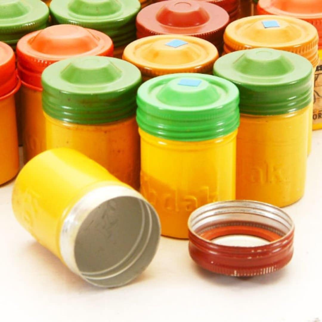 Vintage Kodak Film Canisters, Film Canister 35mm, Agfa Canisters