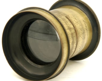 Voigtländer & John Wien Braunschweig Vintage Brass Lens, Antique Voigtlander Lens for Large Format Camera 5x7 or smaller, L1078