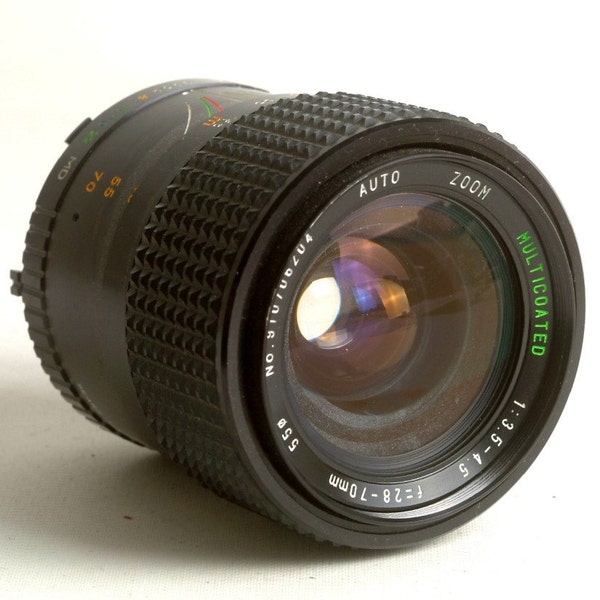 Vintage Lens 28-70mm f3.5-4.5 optische zoomlens van de hoek voor Minolta Mount SLR camera's L1051