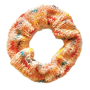 KNITTING PATTERN: 'I Still Have Yarn' Scrunchy, Scrap Yarn Scrunchie Knit Pattern, Knit Your Own Scrunchies, Photo Tutorial image 1