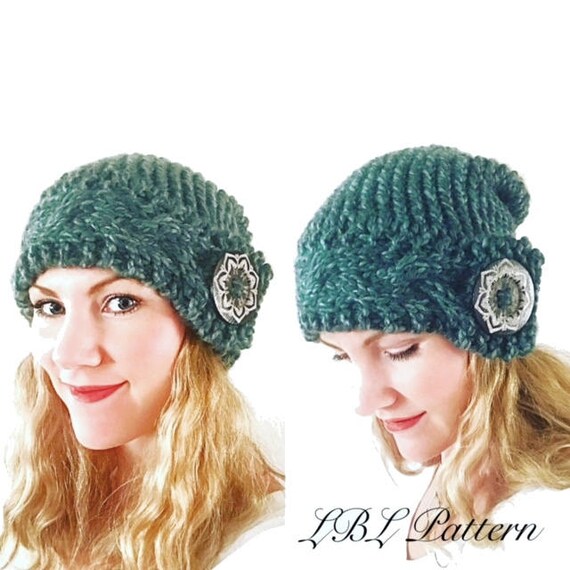 Pattern Bohemian Winter Slouchy Hat Knitting Pattern Chunky Knit Pattern Cable Knit Hat Pattern Button Hat Pattern Slouchy Beanie Pattern Bohemian Winter Slouchy Hat Knitting Pattern Chunky Knit Pattern Cable Knit Hat Pattern Button Hat Pattern Slouchy Beanie