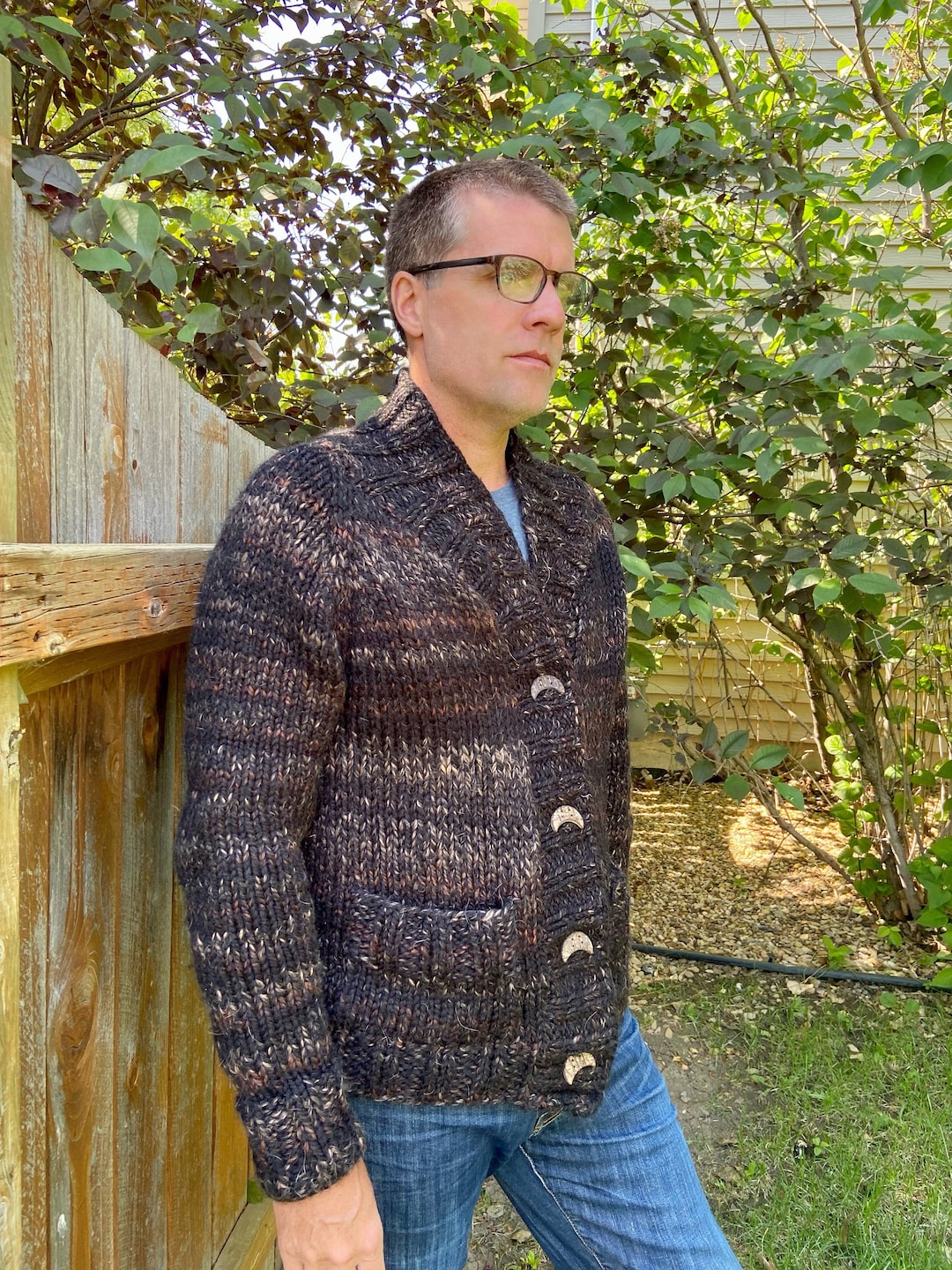 （セール）開催中 人気ブランドも続々プライス KNITTING Pattern**mountains and Stone Cardigan Chunky Knit トップス