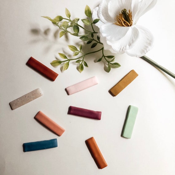 Polymer clay hair clip clay hair barrette clay hair clip Etsy