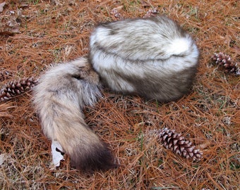 Sombrero de coyote de peluche