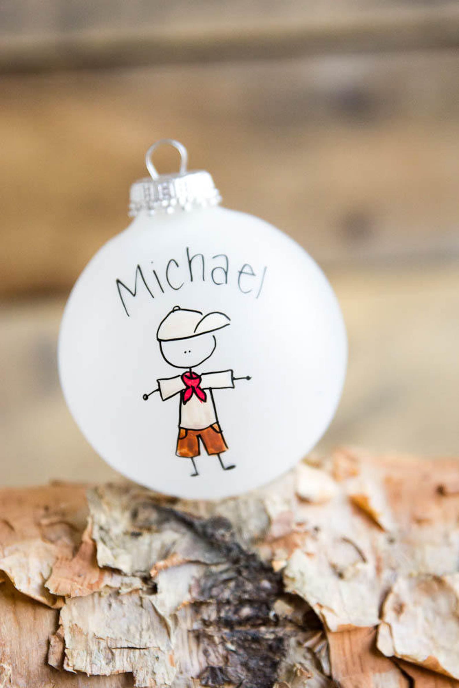 Boy Scouts Christmas Ornament Personalized for Free Etsy