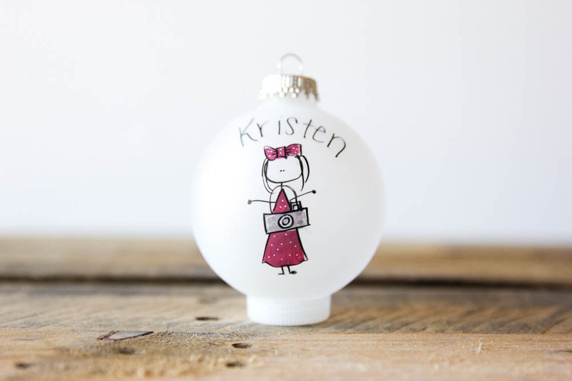 Photographer Profession Christmas Ornament Personalized Etsy