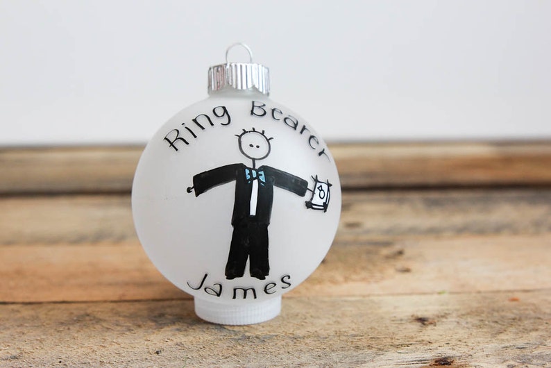 Ring Bearer/flower Girl Christmas Ornament Personalized for Etsy