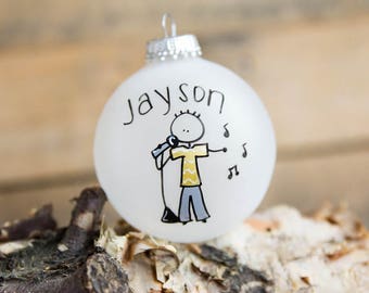 Singer Christmas Ornament - Personalized for Free