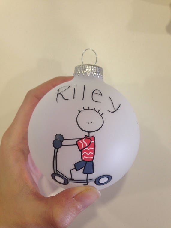 Scooter Christmas Ornament Personalized for Free Etsy