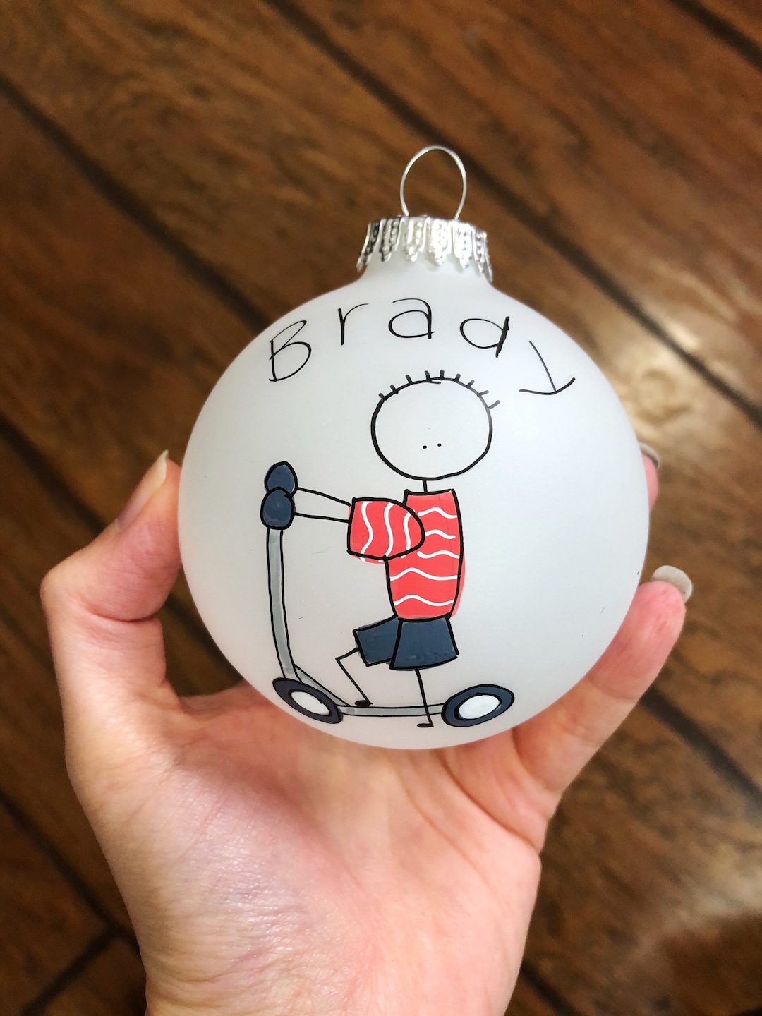 Scooter Christmas Ornament Personalized for Free Etsy