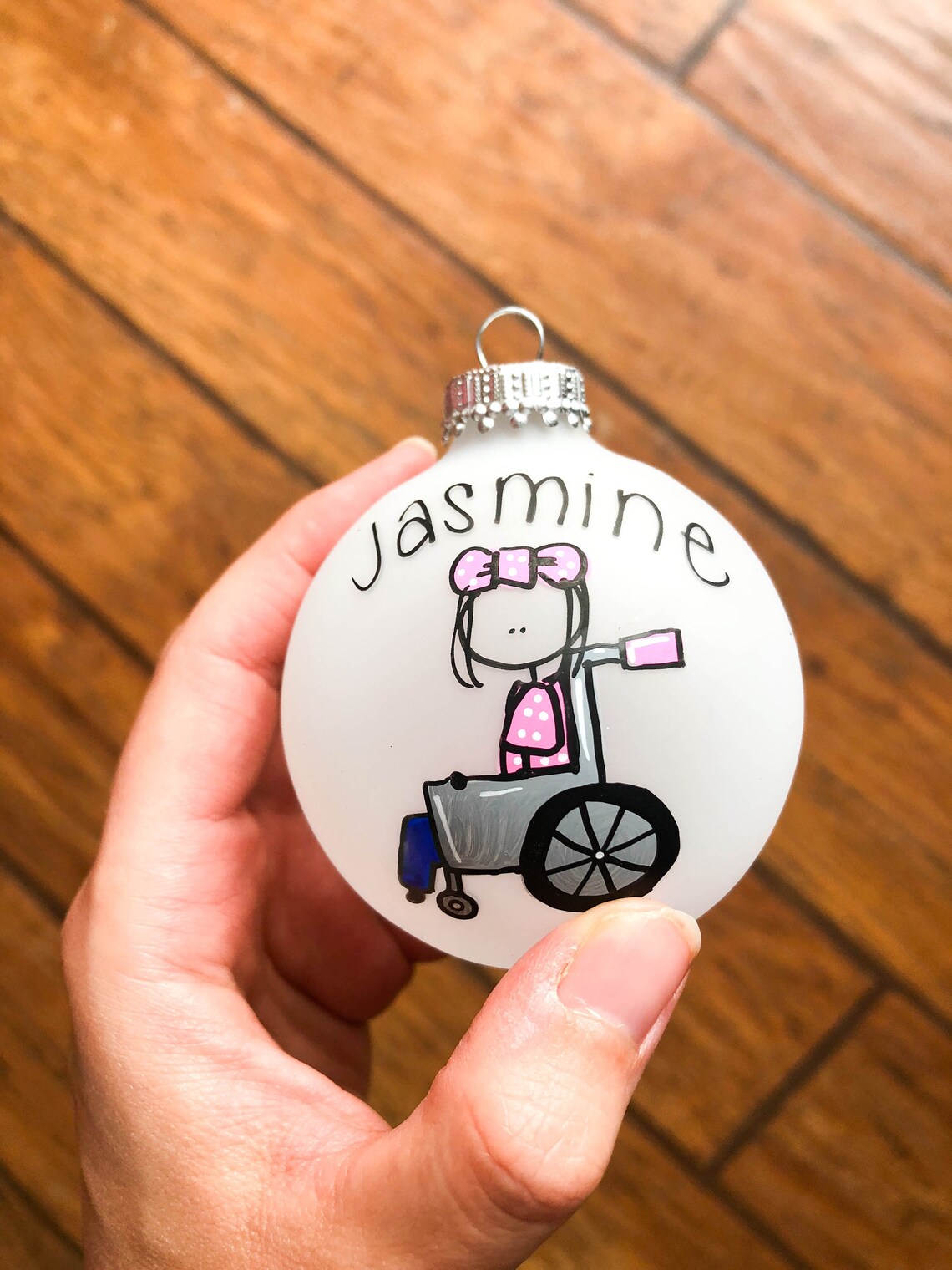 Wheelchair Christmas Ornament Personalized for Free Etsy