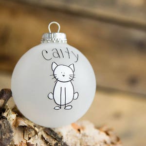 Stick Figure Pet christmas Ornament Personalized for Free - Etsy