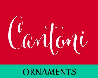 Cantoni Hand Drawn Ornaments Font