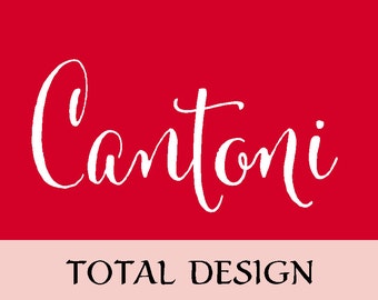 Cantoni Total Design Calligraphy Font Package