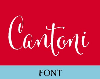 Cantoni Calligraphy Font