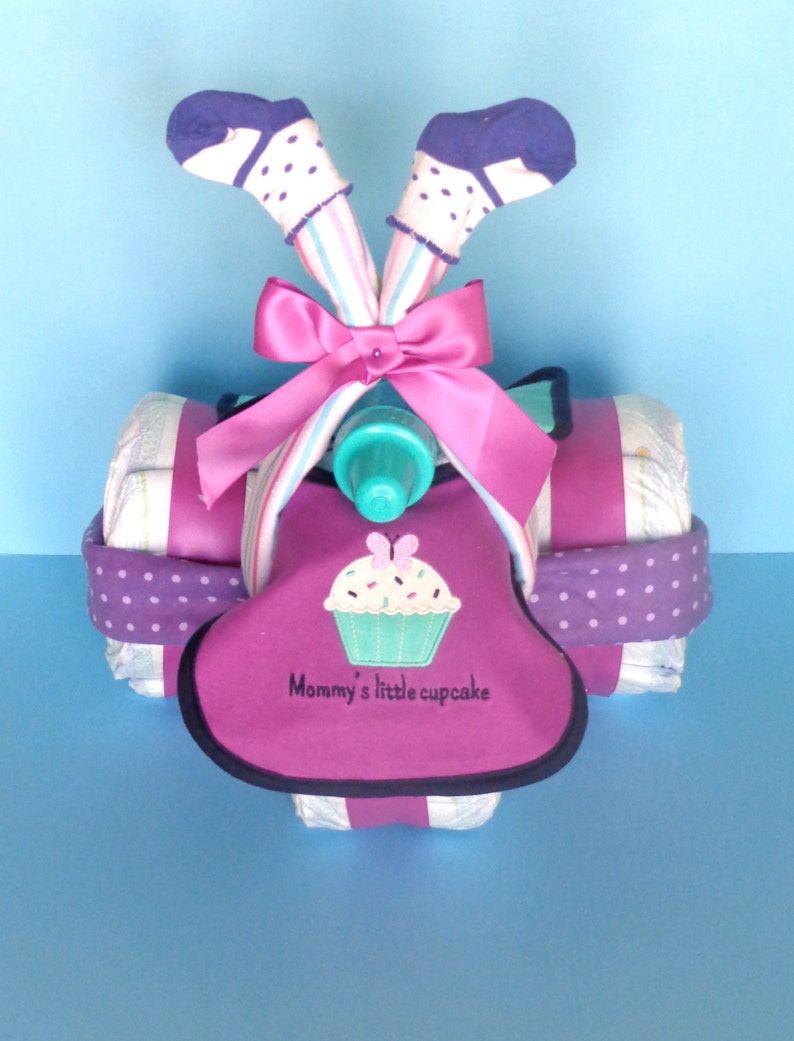 Girl Diaper Tricycle Girl Diaper Cake Diaper Trike Etsy
