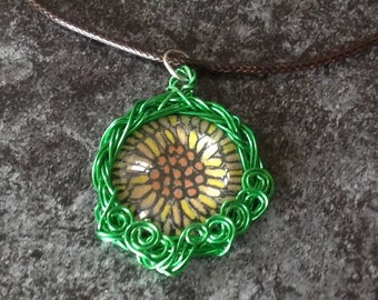 Sunflower Pendant