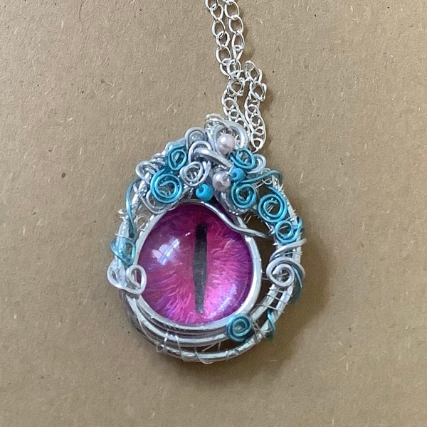 Dragon Eye Pendant, Dragon’s Eye Pendant, Mystical Eye Pendant