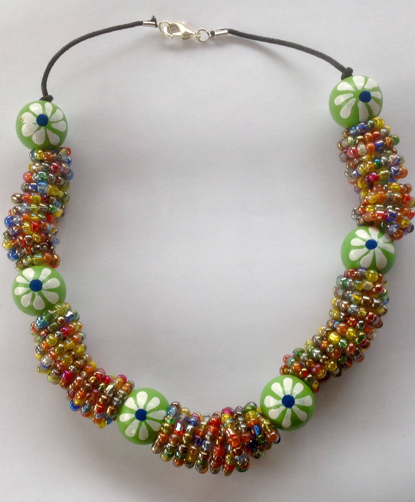 Yifnny Collana Bohémien Estiva Colorata Regolabile con Fiori e Conchiglie per Donna da Spiaggia