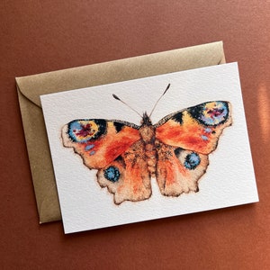 Butterfly postcards Illustrated butterflies postcards Set of 7 postcards UK Butterflies A6 postcards image 9