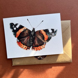 Butterfly postcards Illustrated butterflies postcards Set of 7 postcards UK Butterflies A6 postcards image 7