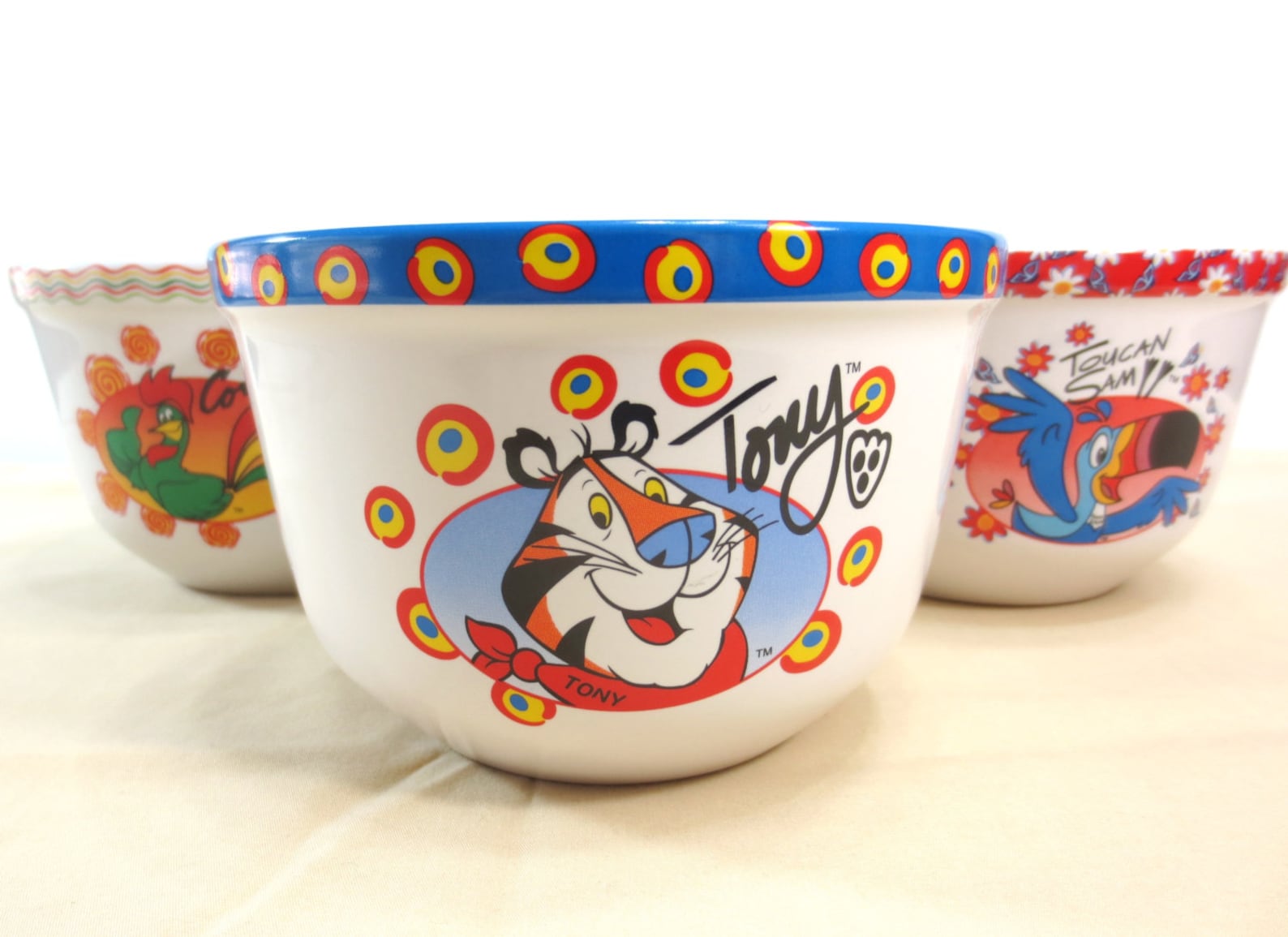 Vintage Kellogg's Cereal Bowls Set of Three Toucan Sam Etsy