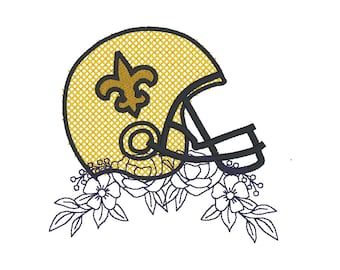 Go Saints Game Day Saints Football Nola Love - téléchargement immédiat du motif de broderie Machine