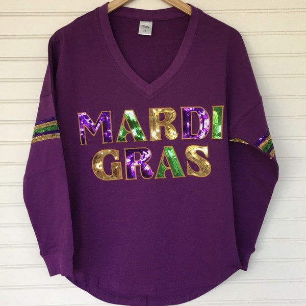 Mardi Gras Sequin Duck Tee main image 0