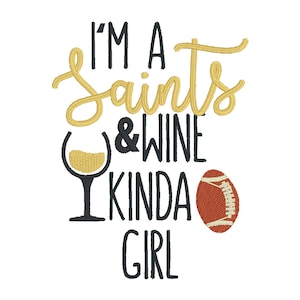 Geaux Saints ゲームデー セインツ フットボール ノラ ラブ - 即時ダウンロード マシン刺繍デザイン