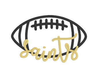 Go Saints Game Day Saints Football Nola Love - téléchargement immédiat du motif de broderie Machine