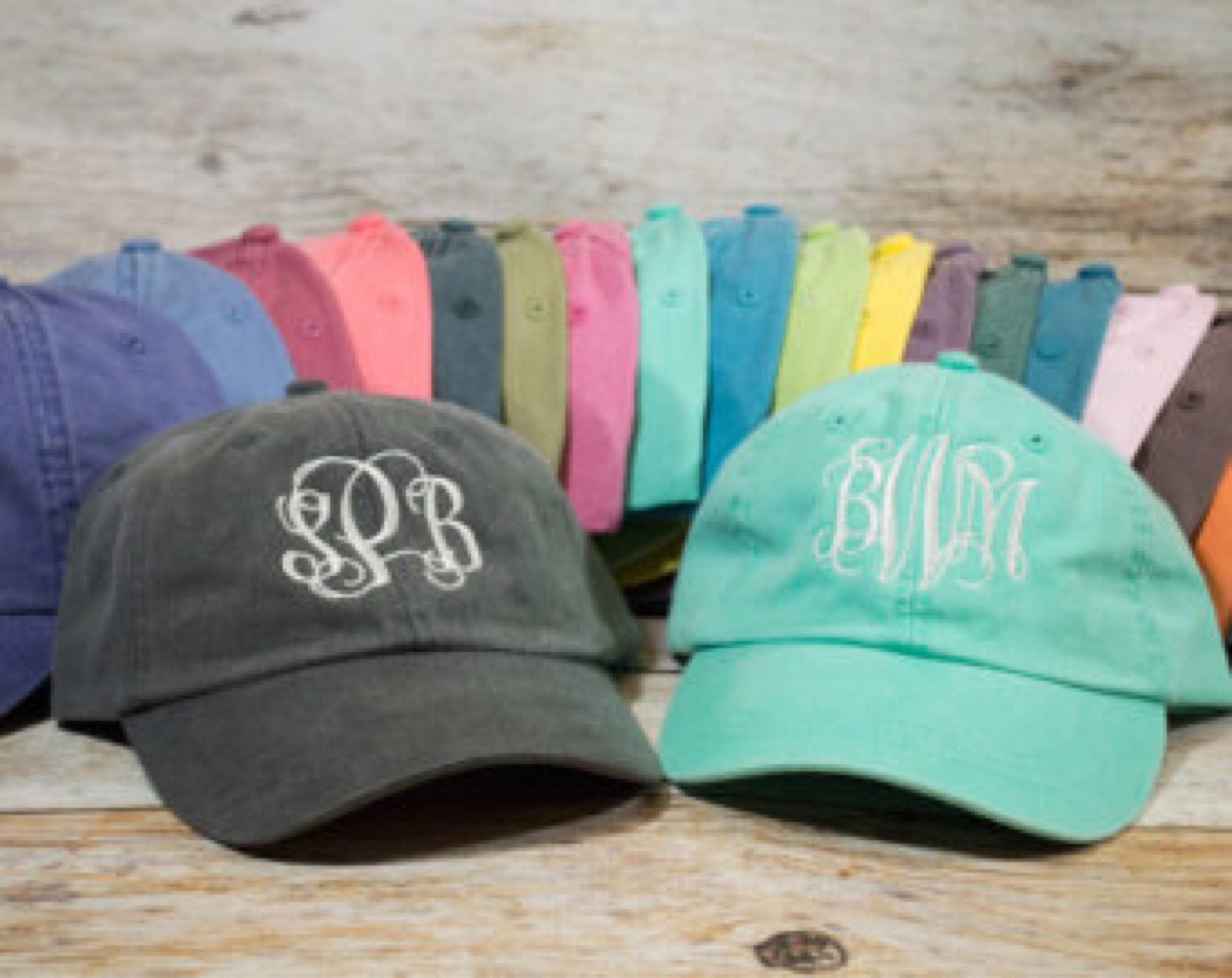 Monogrammed Caps Monogrammed Baseball 