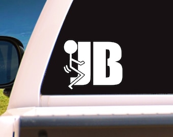 Fuck Hump Joe Biden #FJB JB Hardhat Vehicle Car Truck Laptop Window Decal/Sticker, choose a size & color