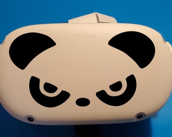 Occulus Quest/Quest 2, Mad Panda Eyes Decal/Sticker, choose color