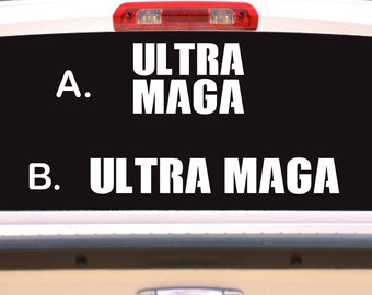 UltraMaga Ultra Maga Hardhat Vehicle Car Truck Laptop Window Decal/Sticker, choose a size & color