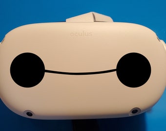 Occulus Quest/Quest 2, Smiling Baymax Decal/Sticker, choose color