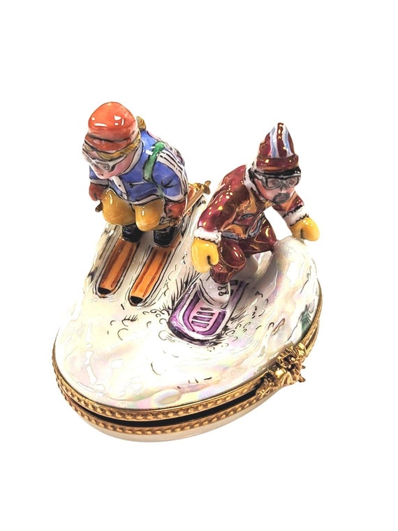 リモージュボックス Limoges Box「 騎手」 小物入れ ピルケース