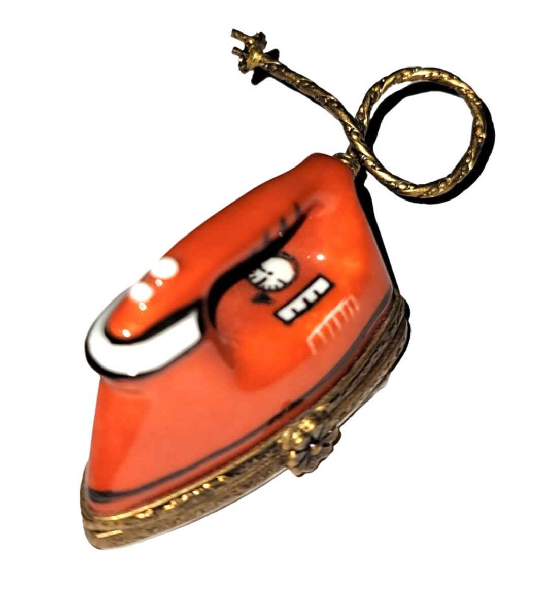 Orange Iron Limoges Box Porcelain Figurine - Etsy