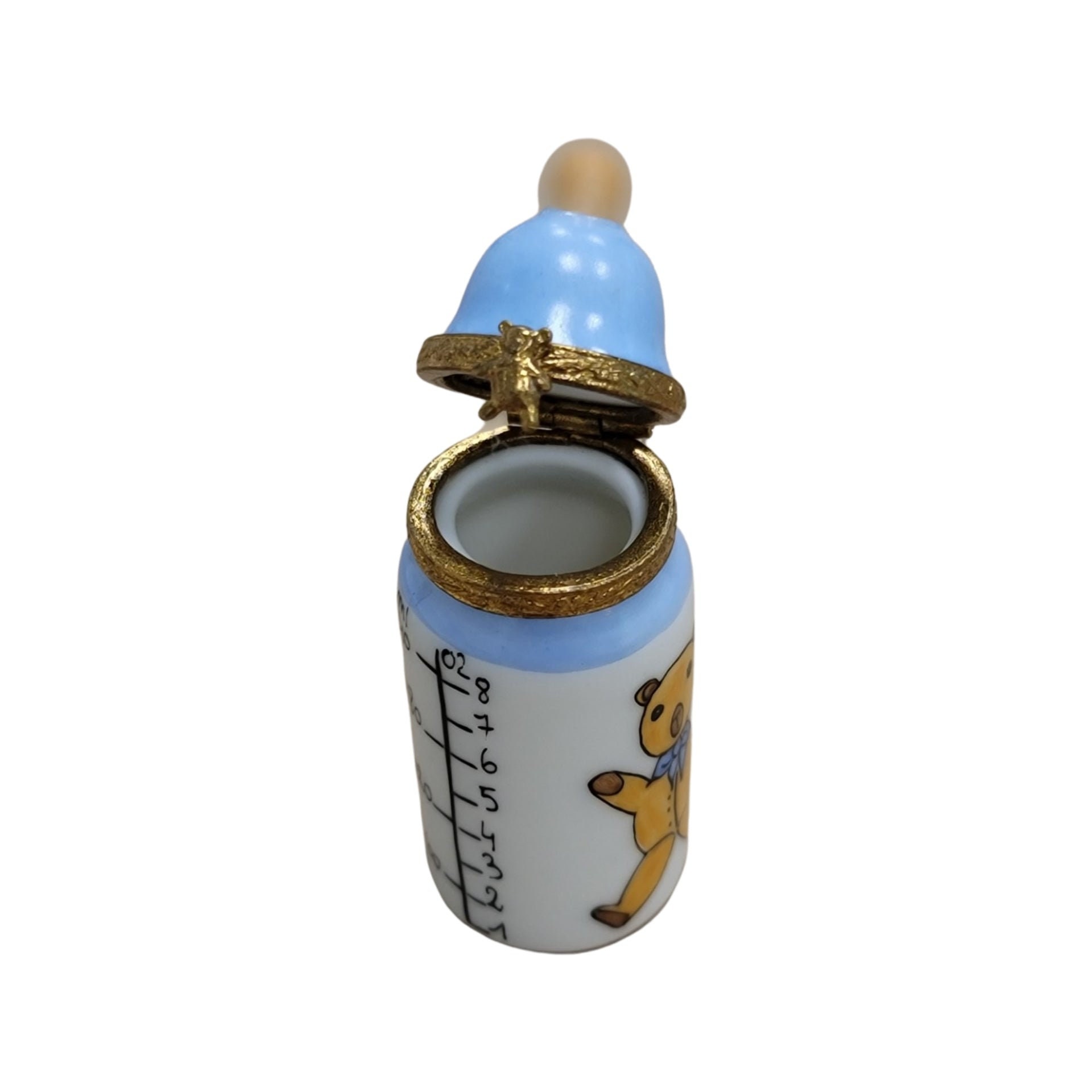 ベビーボトル ブルー リモージュ ボックス 磁器 置物 - Etsy 日本